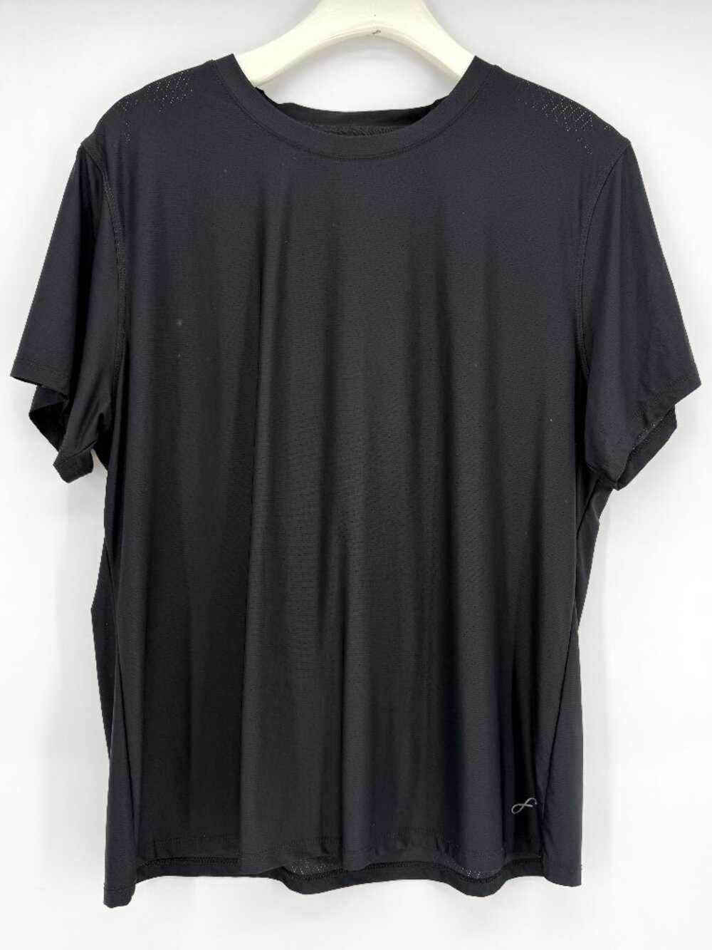 Freely Women's Relay Short Sleeve Black T-Shirt XL Active Gym Training - Picture 2 of 9